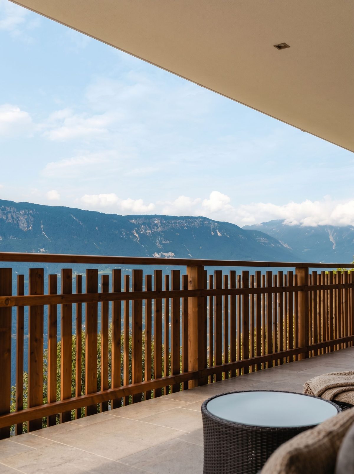 Panoramaterrasse Kohlbrenner Lodges