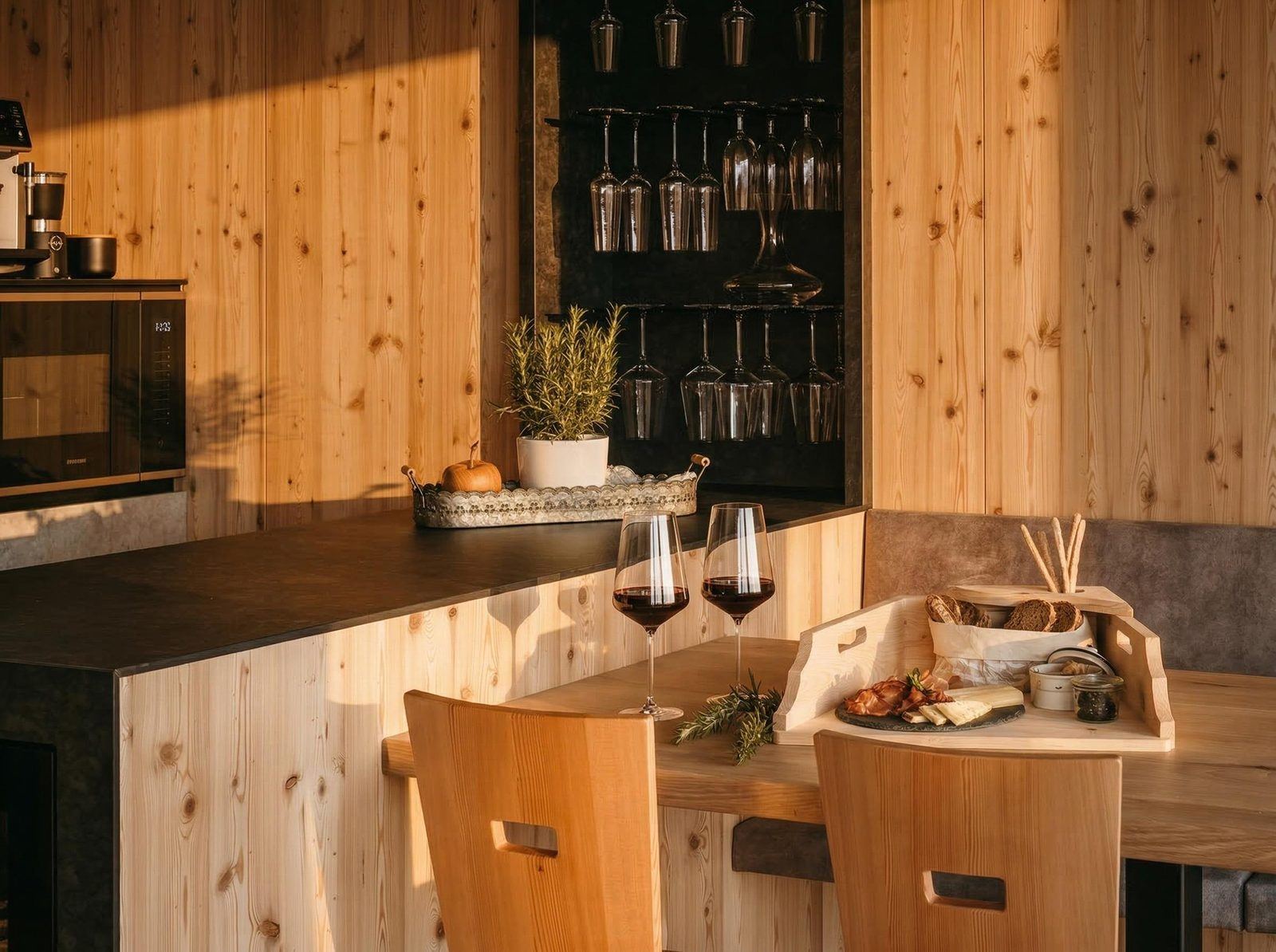 Lodge Lavendel, 75 m² Ferienwohnung mit privater Sauna in Mölten bei Meran, Südtirol – Eindruck 7
