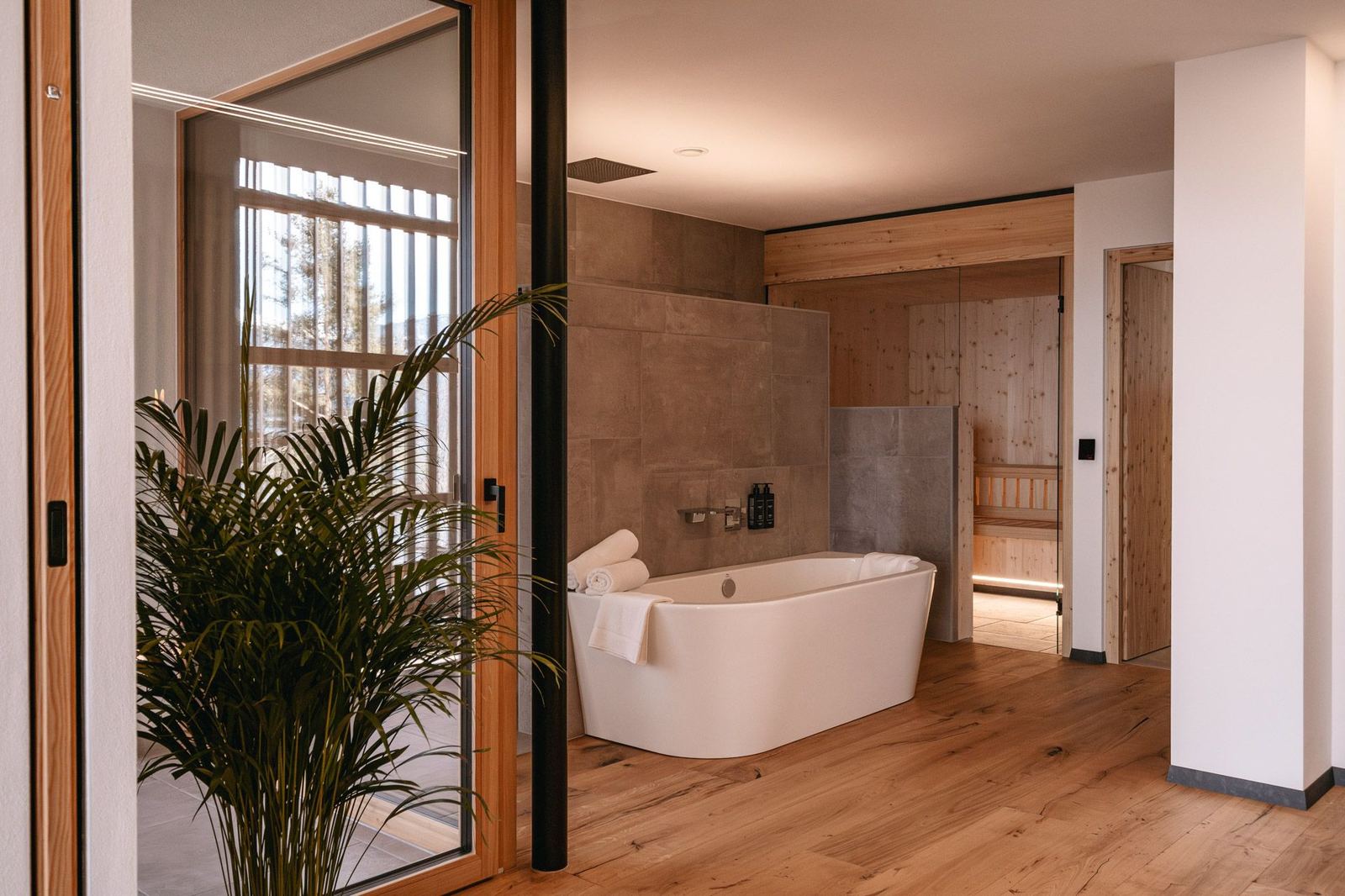 Lodge Melisse, 75 m² Ferienwohnung mit privater Sauna in Mölten bei Meran, Südtirol – Eindruck 3