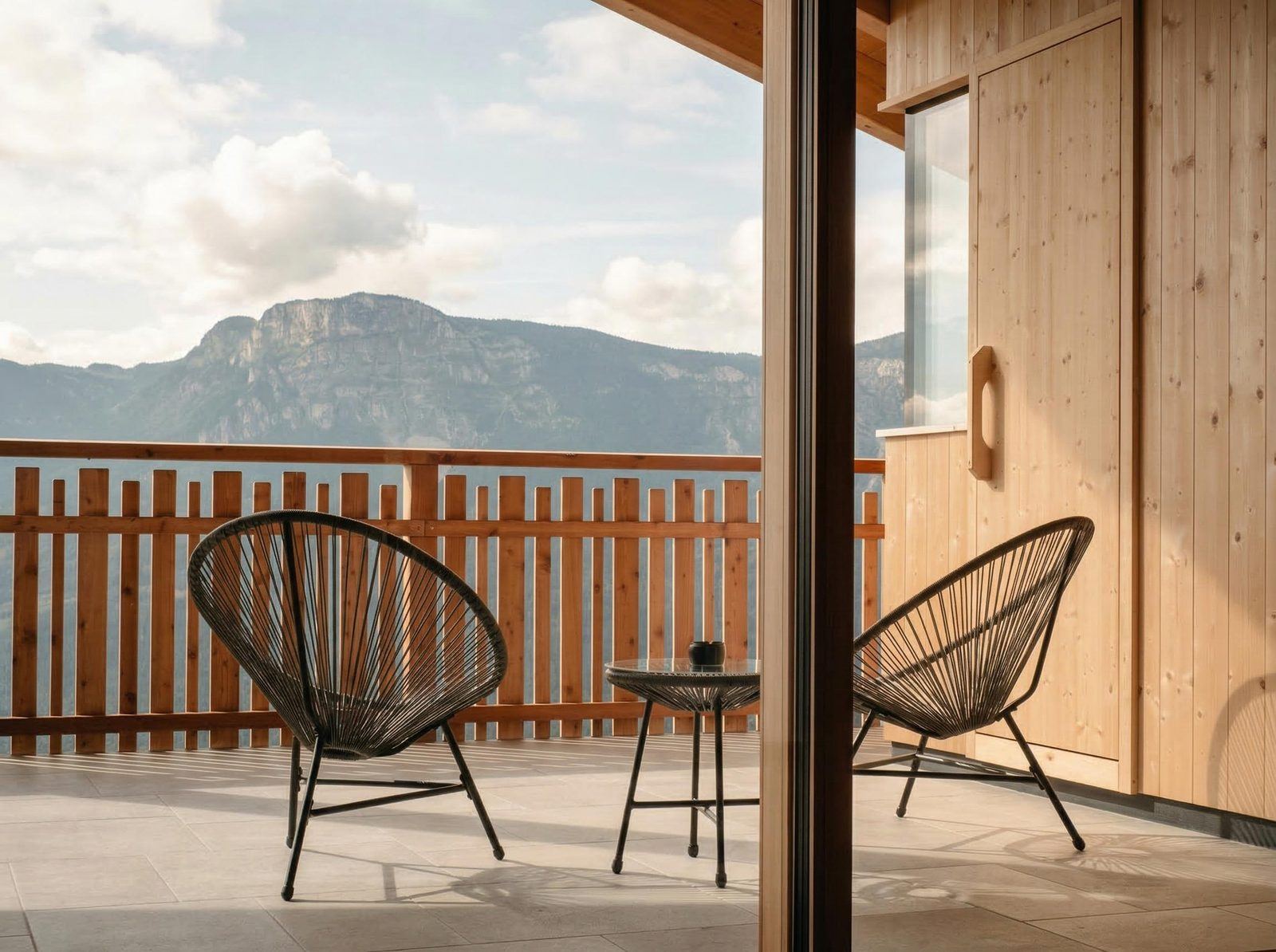 Panoramaterrasse Kohlbrenner Lodges